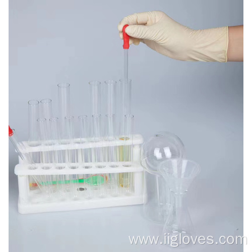 Non Sterile Natural Rubber Latex Exam Gloves